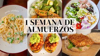 7 Almuerzos Saludables para toda la Semana [upl. by Penelope160]