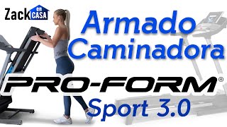 Armado Caminadora Proform Sport 30 [upl. by Skipp]