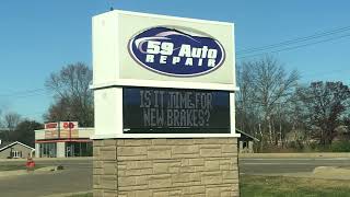 Watchfire sign at 59 Auto Repair Plainfield Il [upl. by Aifoz137]