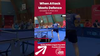 When Attack Meets Defence  Ihor Zavadskyi Rallies tabletennis SBLPrem shorts [upl. by Gamal]