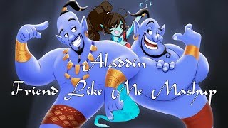 Aladdin Friend Like Me Mashup Robin Williams Will Smith Annapantsu [upl. by Ringsmuth]