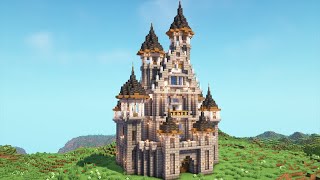 Minecraft  How to build a Medieval Castle Base  Minecraft Tutorial [upl. by Lertnom]