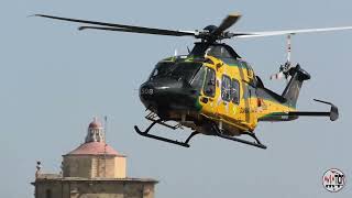 Aviation MT  Italian Guardia di Finanza AgustaWestland AW169  Malta International Airshow 2023 [upl. by Benjamin]