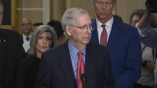 Mitch McConnell says no plan to step down for health freeze episodes [upl. by Yruoc511]