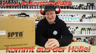 Diese Poliermaschine kommt DIREKT AUS DER HÖLLE 130€ AkkuPoliermaschine im Test  Rezension [upl. by Gannie]