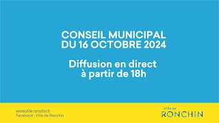 Conseil Municipal du 16 octobre 2024 [upl. by Lock]