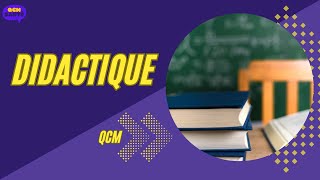 QCM en Didactique [upl. by Ainirtak43]