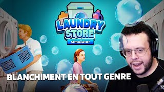 BLANCHIMENT EN TOUT GENRE Laundry Store Simulator Démo [upl. by Anitnoc683]