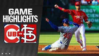 Cubs vs Cardinals Game Highlights 52524  MLB Highlights [upl. by Janenna]