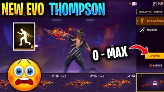 New Evo Thompson Upgrade 0Max 🤑  Waste 25000 Diamond In Thompson Evo Emote 😲 [upl. by Anera]