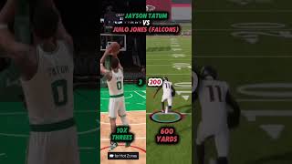 Jayson Tatum Vs Juilo Jones Skills Challenge madden25 nba2k25 [upl. by Nosauq]