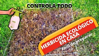 Cómo Preparar Un HERBICIDA CASERO NATURAL 100 ECOLÓGICO  Herbicida Orgánico [upl. by Humphrey634]