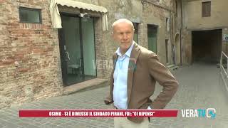 Si è dimesso il sindaco di Osimo Pirani FdI quotSperiamo ci ripensiquot [upl. by Yuzik]