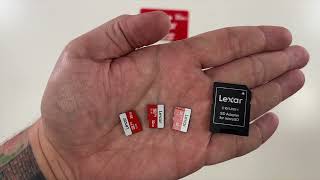 Lexar 32GB Micro SD Cards 3 Pack Unboxing [upl. by Miltie]