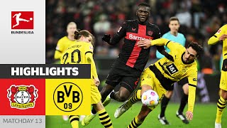 Top Thriller Boniface Levels It For B04  Bayer Leverkusen  Dortmund 11  Highlights  MD 13 [upl. by Cyrano140]