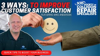 SCRS Quick Tip 3 Ways to Positively Impact Your Customer Satisfaction Index CSI [upl. by Asyram]