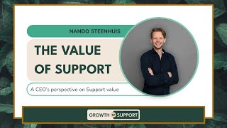 The Value of Support with Nando Steenhuis  Growth Support Podcast Ep 28 [upl. by Llenil]