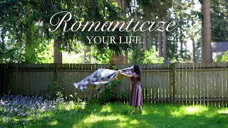 How to romanticize your life 🌿 Tips for being more happy ❤️ Cottagecore Vlog 🚲 Slow Living [upl. by Hemminger]