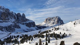 Giro del Sellaronda arancione  The Sellaronda ski route Dolomiti 2024 PT 1 [upl. by Natassia]