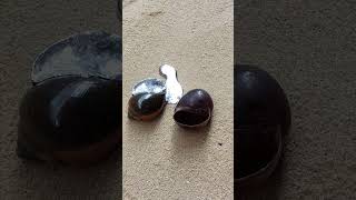 Casting Melting Aluminum into Shell Restoration shorts viralvideo reels [upl. by Jsandye]