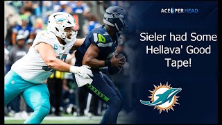 Film Study Zach Sieler Was A Man Among Boys vs Seahawks [upl. by Noam]