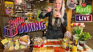 🐣 OsterSchlemmerbox unboxing mit Steffi 🐣 EierlikörPudding 😱 RegenbogenPopcorn 🌈 Karottenbrot 🥕 [upl. by Eentruoc179]