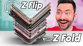 Tous les smartphones pliables de Samsung depuis 4 ans  Galaxy Z Fold  Z Flip [upl. by Stets296]