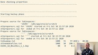 Demo Full transportable exportimport and incremental backup [upl. by Monroe]