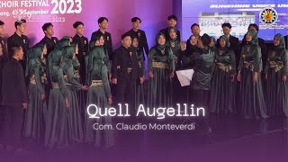 PSM Sunshine Voice UMY  Quel Augellin Che Canta Com Claudio Monteverdi  9th SDGCF 2023 [upl. by Nauqaj]