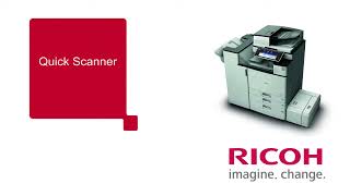 Ricoh Customer Support  Smart Operation Panel Quick Scanner [upl. by Ellehcen]