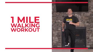 1 Mile Walking Workout  At Home  Walk Together [upl. by Zoi]