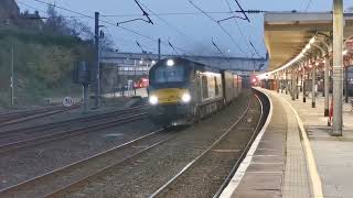 DRS 6800568018 on the Containers Sat 9th November 2024 [upl. by Azitram196]