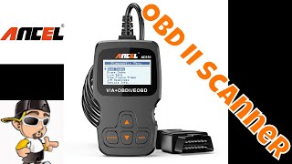 Ancel AD310 Classic Enhanced Universal OBD II Scanner [upl. by Anastas794]