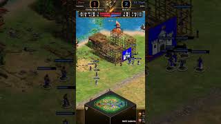 VIPER makes a DAUT CASTLE vs HERA 😱 gaming ageofempires ageofempires2 aoe2 [upl. by Richardo]