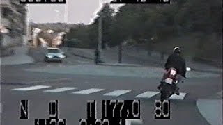 Police Chase  Suzuki SV1000S vs Swedish Police [upl. by Eduj]