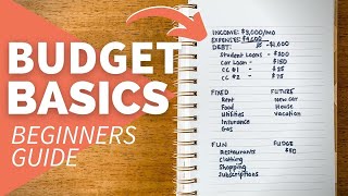 Budgeting for Beginners  How to Make a Budget From Scratch 2021 [upl. by Ainivad]