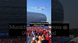 Denmark 🇩🇰 vs Serbia 🇷🇸 Match at Munich Football Arena 🏟️  Euro 2024 🇩🇪🏟️⚽️🏆 Euro2024 [upl. by Ynnaej]