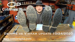 Dainite vs Vibram Eton Soles Testing Side by Side on Redwing 9042 Shoes  10242020 [upl. by Edelman]