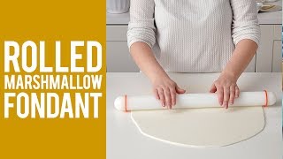 Easy Homemade Marshmallow Fondant Recipe [upl. by Noremac]