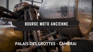 Bourse motos anciennes  Moto club du Cambresis Palais des grottes de Cambrai 2018 [upl. by Kirad565]