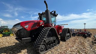 Brandnew Case IH Quadtrac 525 Rowtrac at Farm Progress Show 2024 tillage demo [upl. by Trebmer]