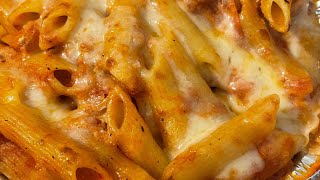 ASMR Eating Sounds Baked Ziti And Garlic Bread No Talking [upl. by Xuaeb930]