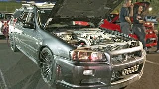 TURBO V8 Stagea The DOUBLE UNICORN [upl. by Arnst925]