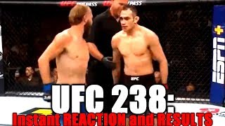 UFC 238 Reaction and Results [upl. by Assilla397]