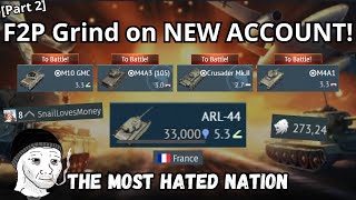 F2P Grinding in War Thunder is 𝐏𝐀𝐈𝐍 Is this true🤔 Probably the WORST Nation in Game💀 Part 2 [upl. by Saber]