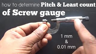 pitch amp Least count of screw gauge [upl. by Concepcion324]