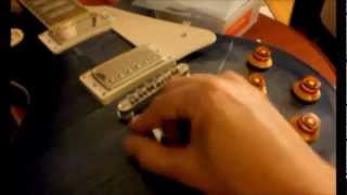 Installing a Bigsby B5 and Vibramate V5 onto an Epiphone Les Paul [upl. by Ahron]