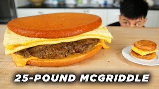 I Made A Giant 25Pound McGriddle [upl. by Enneles]