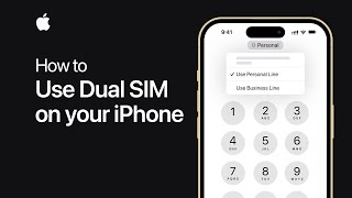 How to use Dual SIM on your iPhone  Apple Support [upl. by Azyl]