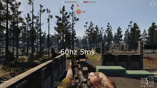 144hz 1ms VS 60hz 5ms Gaming Monitor Comparison Test on Heroes and Generals [upl. by Caye]